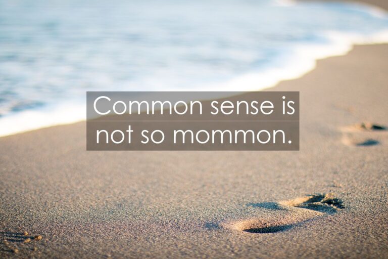 CommonSense-Self-Motivation Common sense